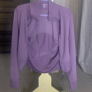 Zella purple athletic jacket, never worn